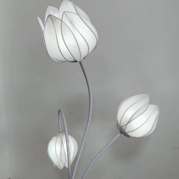Magnolia Flower LED Floor Lamp - 图片 5