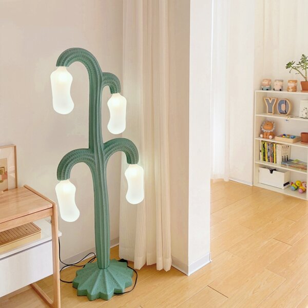 Cactus Type Glass Resin LED Floor Light - 图片 5