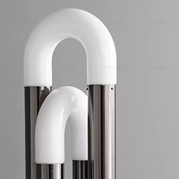 U Tube Glass Metal Floor Lamp - 图片 5