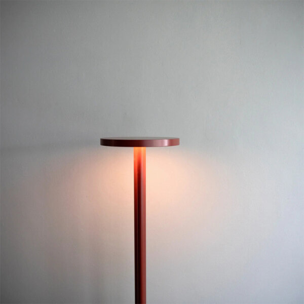 H160CM Red Iron Art floor Light - 图片 6