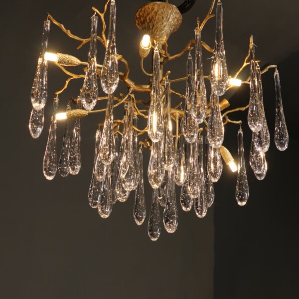 H65CM Branch Glass Chandelier - 图片 5