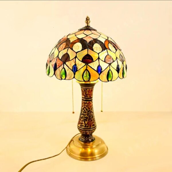 Pull Switch Retro Art Shell Table Lamp - Image 5