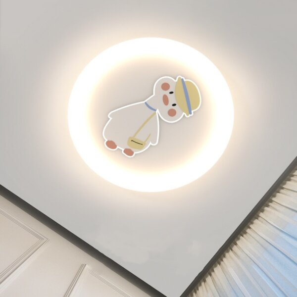 D50CM Cute Duck Round Smart LED Ceiling Lamp - Image 5
