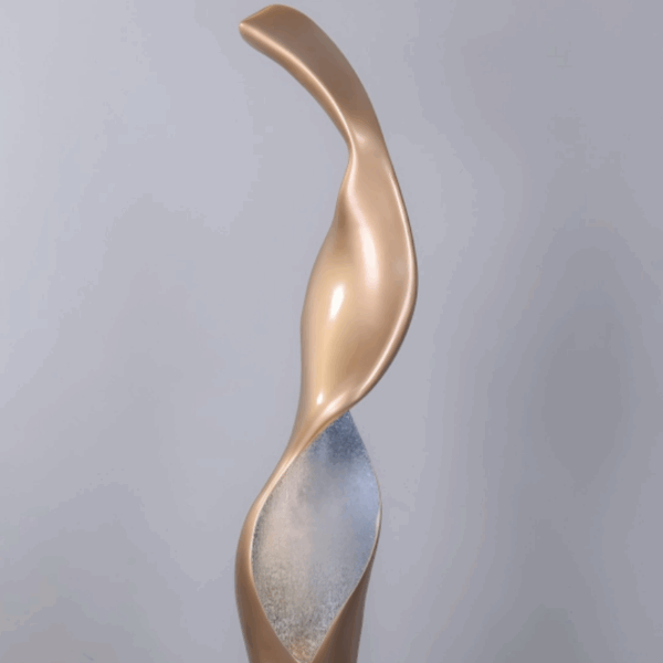 Golden Art Sculpture LED Floor Light - Image 6
