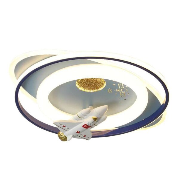 H19CM Cartoon Astronaut Iron Modern LED Ceiling Lamp - Image 6