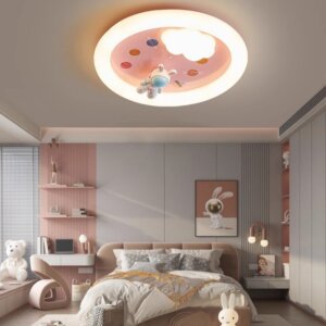 Cloud Princess Pink LED Ceiling Lamp