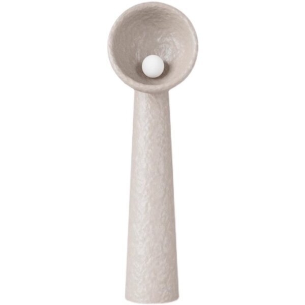 Beige Wabi-Sabi Large LED Floor Lamp - Image 4