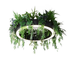 Green Plant Aluminum Pendant Lamp