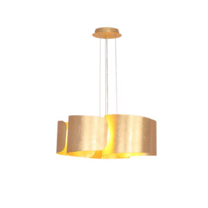 D50cm Golden Foil Iron LED Pendant Lamp