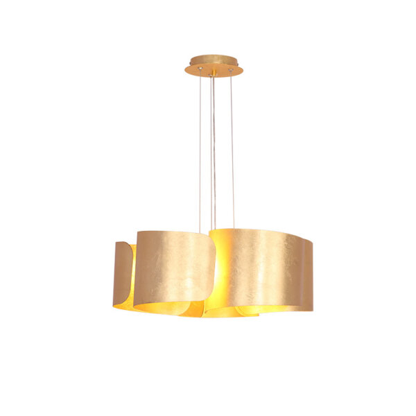 D50cm Golden Foil Iron LED Pendant Lamp