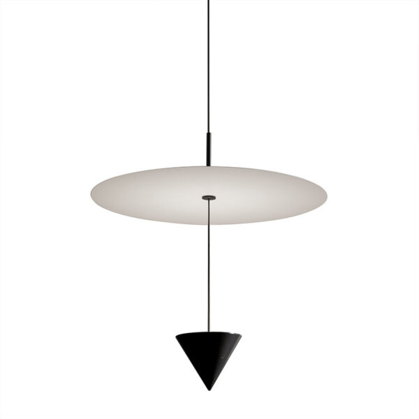 D40cm Suspension Linear Black LED Pendant Lamp - Image 6