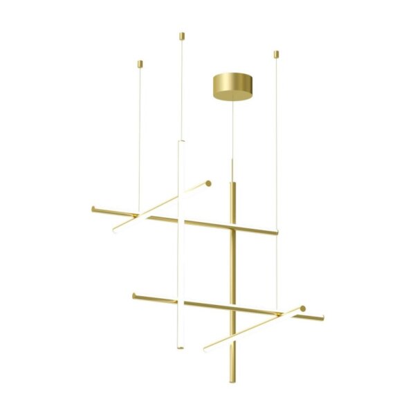 H81cm Linear Aluminum Pendant Lamp - 图片 6