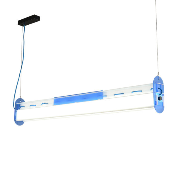 H19cm Black Blue Pink Acrylic LED Pendant Light - 图片 6