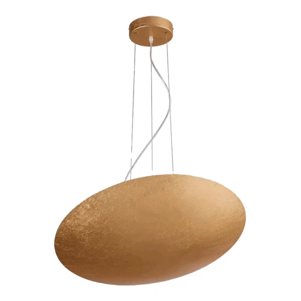 D30/40/80/120CM UFO Iron Gold Pendant Light - Image 6