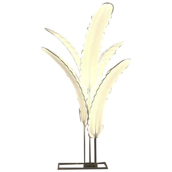 Giant Banana Tree White Floor Lamp - 图片 6