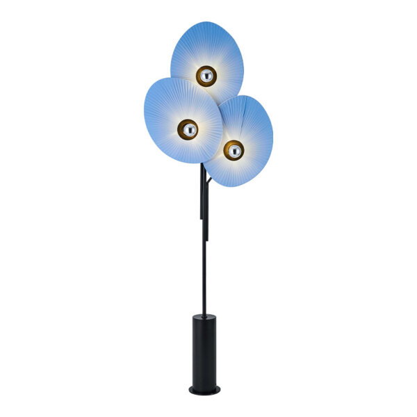 H180CM Yellow Red Blue Flower Floor Light - 图片 6