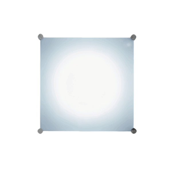 D35/42/60CM Square Art Acrylic Wall Light - 图片 6