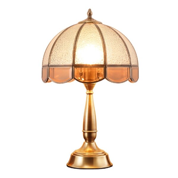 H48cm Copper Glass E27/E26 Table Light - Image 6