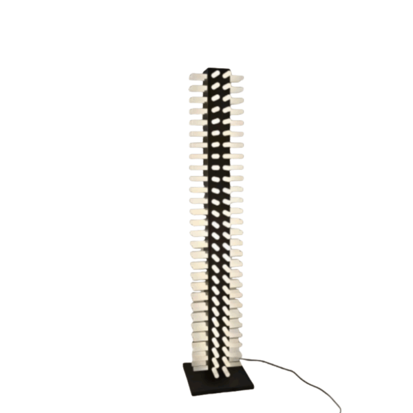 H175CM Pillar Iron Acrylic LED Floor Lamp - 图片 6