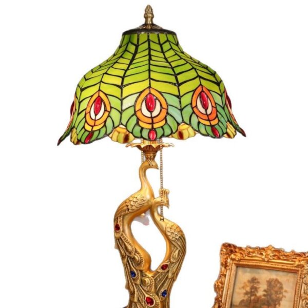 Pastoral Copper Art LED Table Lamp - Image 6