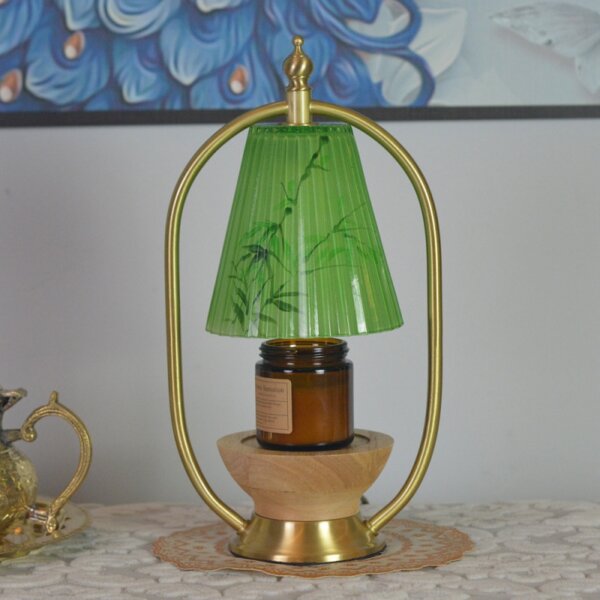 Dimmable Glass Candle Warmer Table Light - Image 6