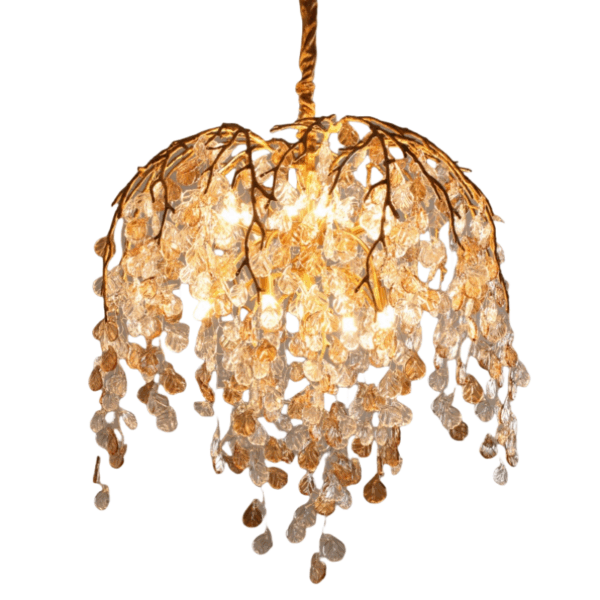 H100CM Glass Chain LED Chandelier - 图片 6
