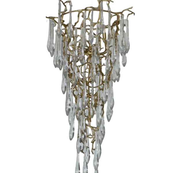 H180CM Crystal Tree Branch Chandelier - 图片 6