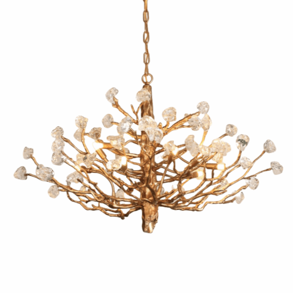 All-Copper Chandelier LED Glass Branch - 图片 6