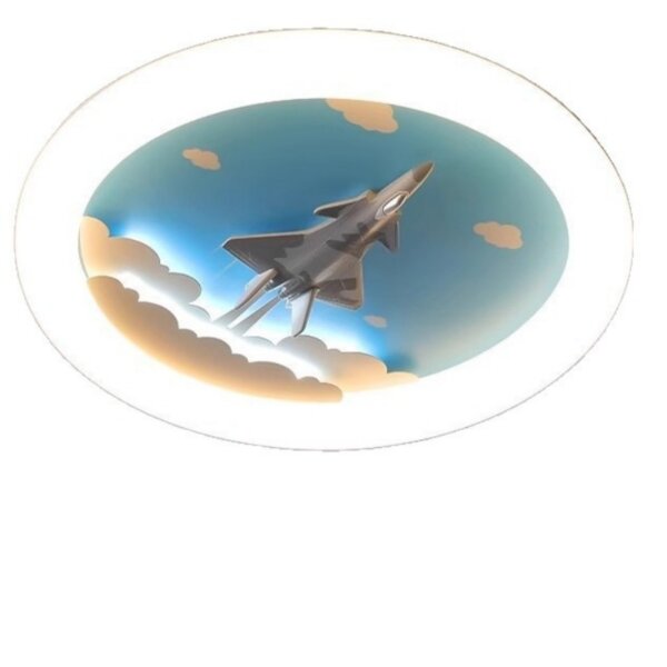 Cartoon Rocket LED Silicone Ceiling Lamp - Image 6