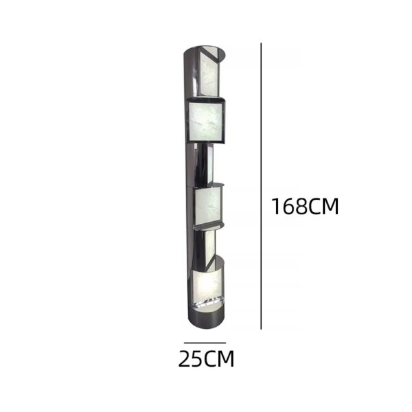 H186CM Stainless Steel Acrylic Floor Lamp - 图片 7