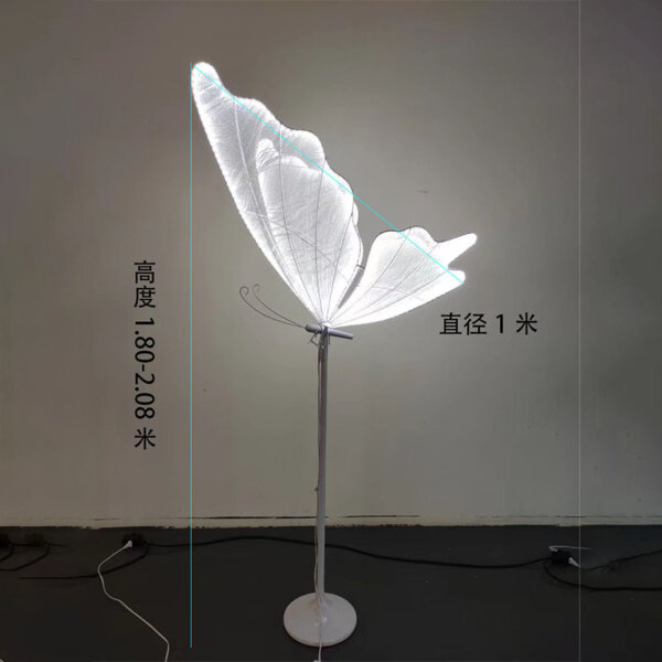 Butterfly LED Wedding Floor Lamp - 图片 8
