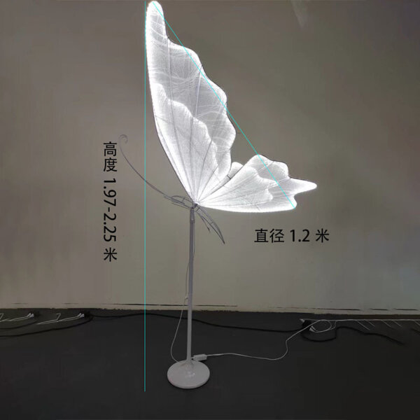 Butterfly LED Wedding Floor Lamp - 图片 10