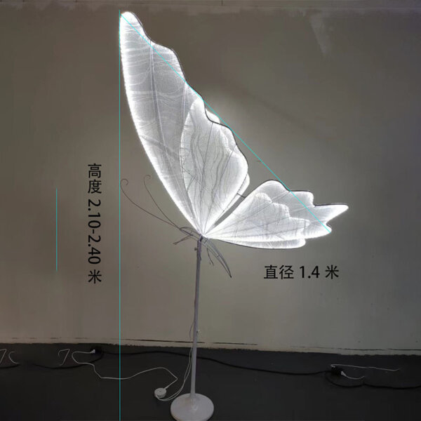 Butterfly LED Wedding Floor Lamp - 图片 12