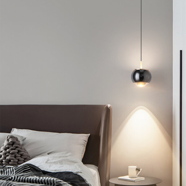 D10CM LED Lens Metal Pendant Light - 图片 2