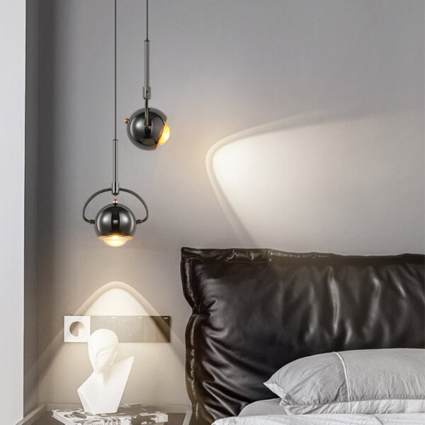 D10CM Golden Black Small Pendant Light - 图片 2