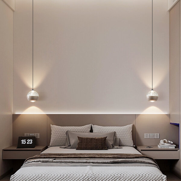 D10CM Aluminum Acrylic Pendant Lamp - 图片 5