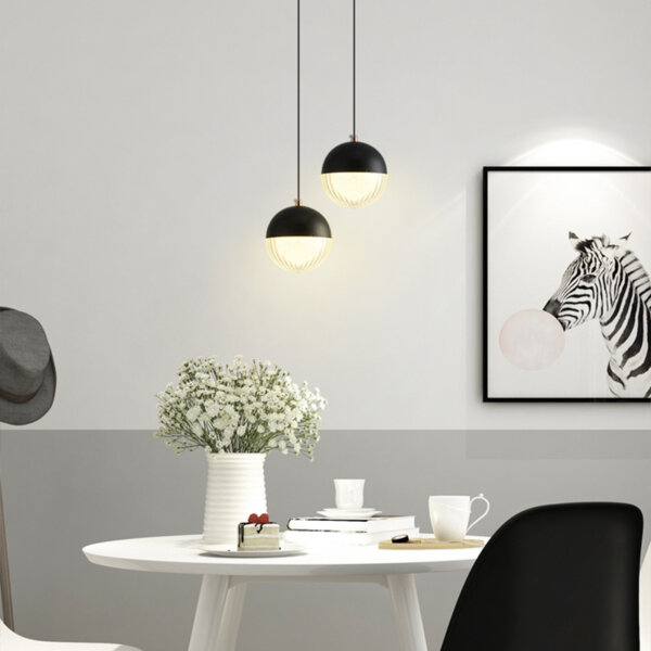 7W Acrylic Ball Pendant Lamp - 图片 6