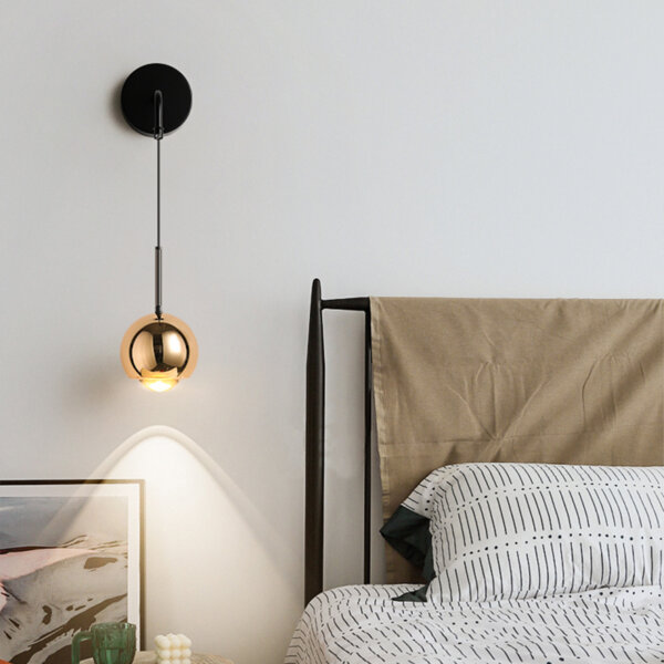 D10/12CM Aluminum Lens Wall Light - 图片 6