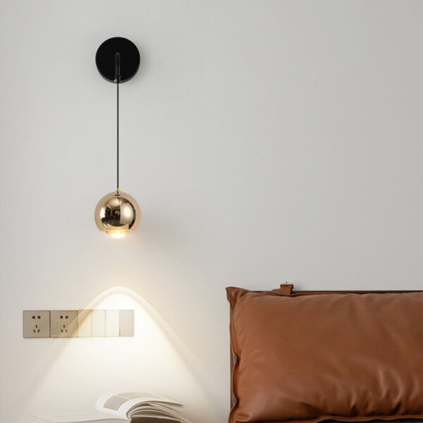 7w Round Black Acrylic LED Wall Lamp - 图片 8