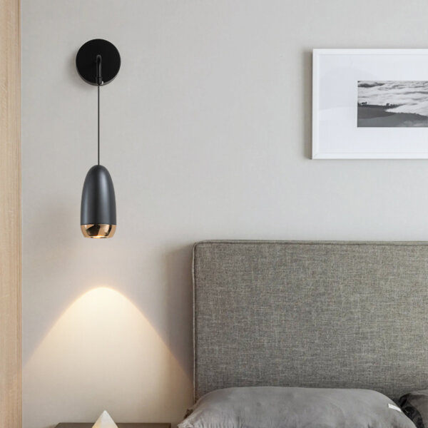 Cylinder Hovering Lift Small Wall Light - 图片 6