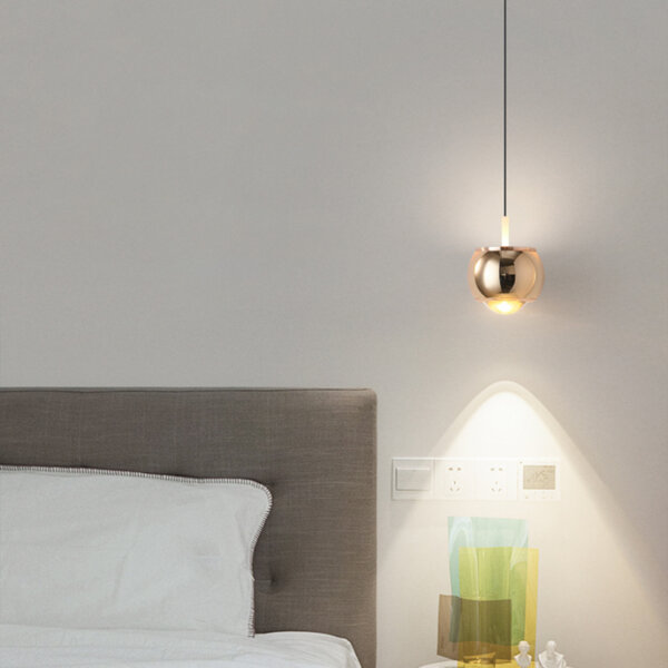 D10CM LED Lens Metal Pendant Light - 图片 7