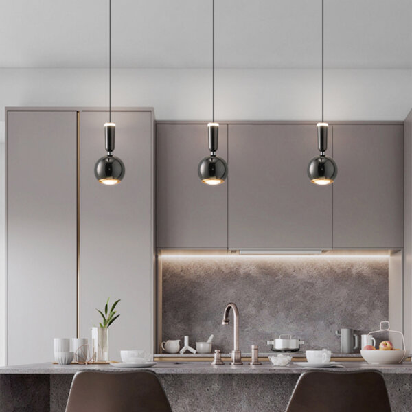 H20CM Small Ball Aluminum Pendant Light - 图片 7