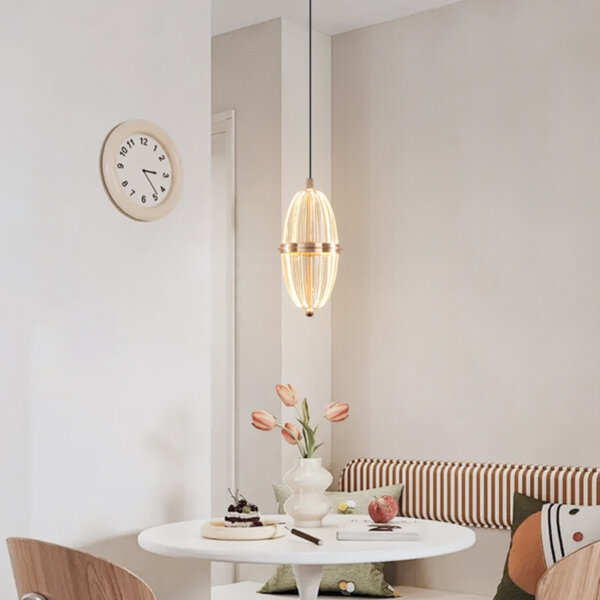 H26CM Golden Acrylic Pendant Lamp - 图片 7