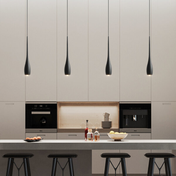 D5CM Lifting White Blue Black Gray Pendant Lamp - 图片 7