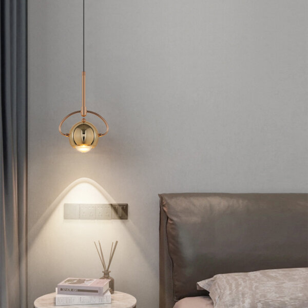 D10CM Golden Black Small Pendant Light - 图片 8