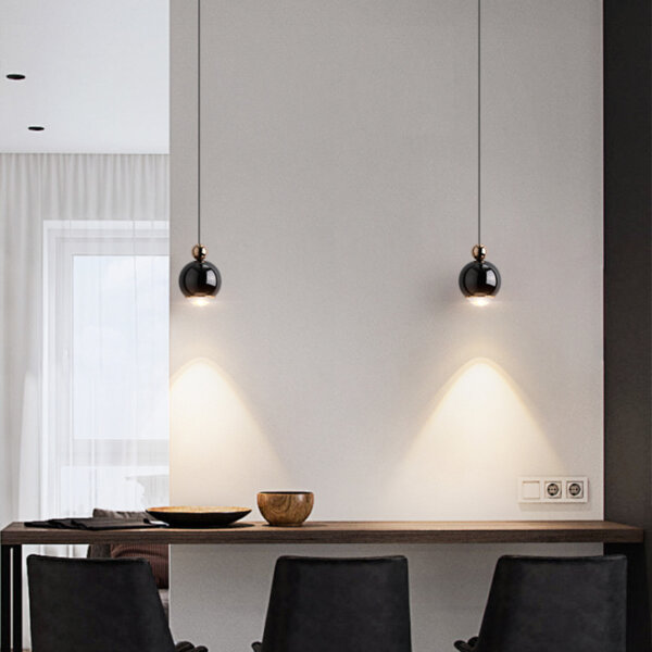 D10CM Iron Acrylic Pendant Lamp - 图片 8