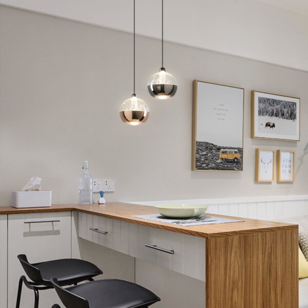 D10CM Aluminum Acrylic Pendant Lamp - 图片 7