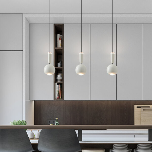 H20CM Small Ball Aluminum Pendant Light - 图片 8