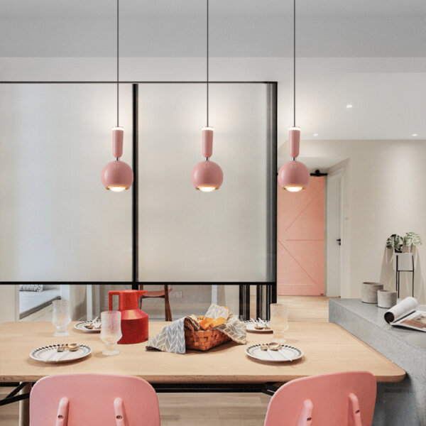 H20CM Small Ball Aluminum Pendant Light - 图片 9