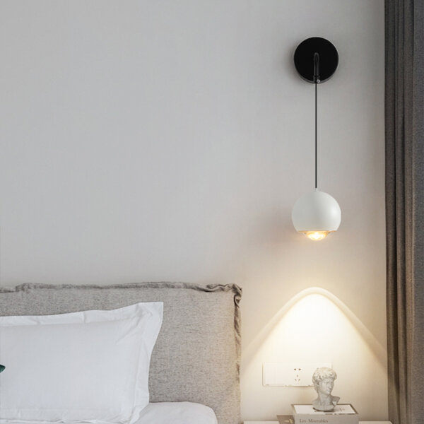 7w Round Black Acrylic LED Wall Lamp - 图片 12